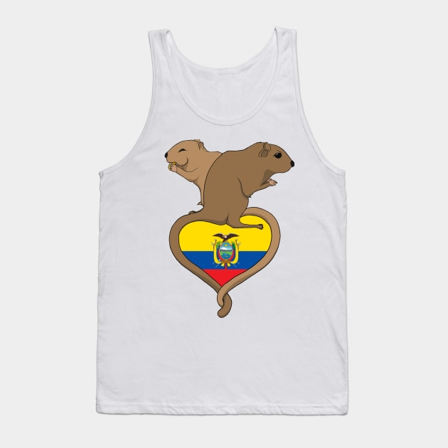 Gerbil Ecuador (light) Tank Top by RampArt